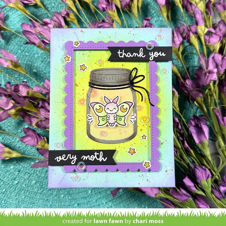 Lawn Fawn - Lawn Cuts - I Like Cute Moths-ScrapbookPal