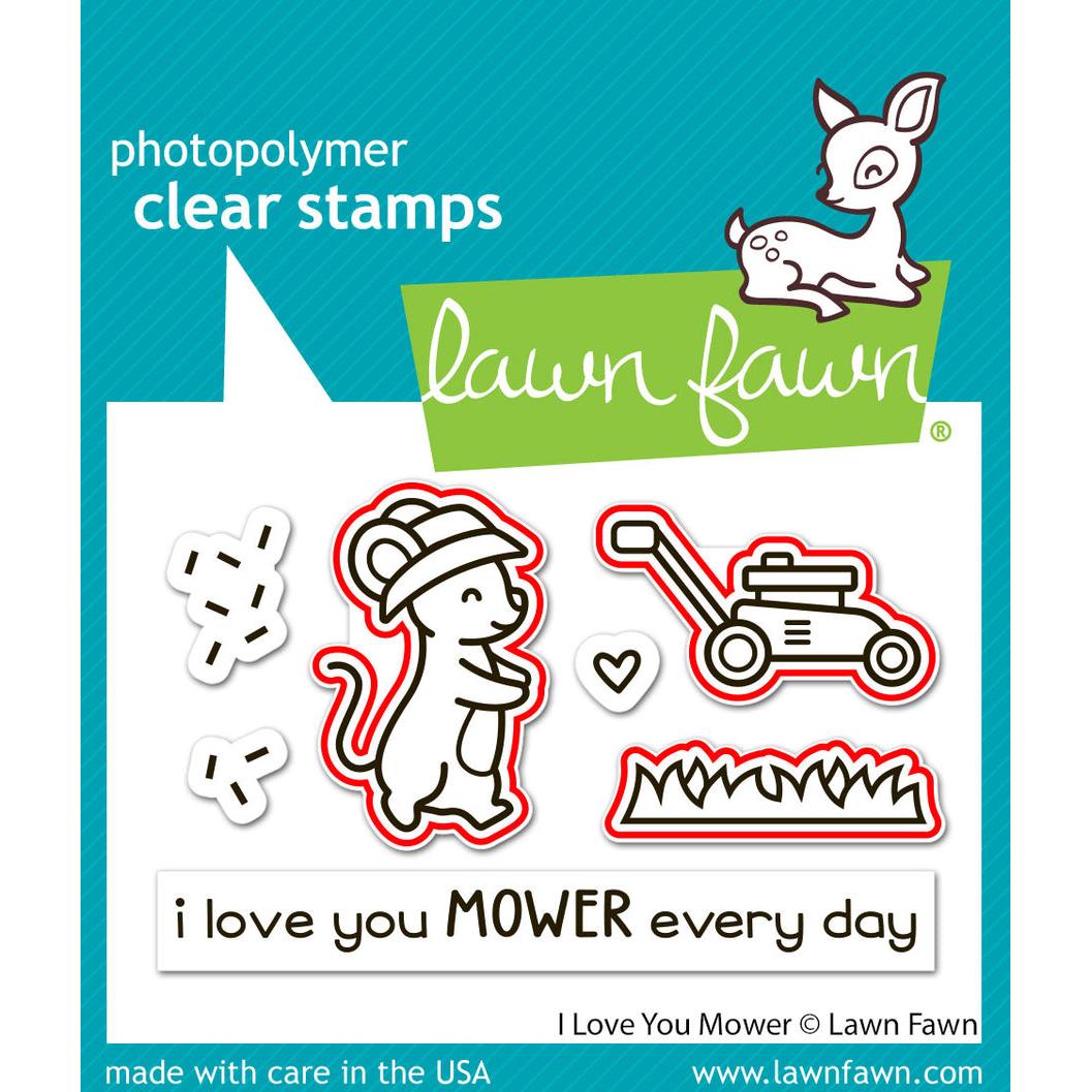 Lawn Fawn - Lawn Cuts - I Love You Mower-ScrapbookPal