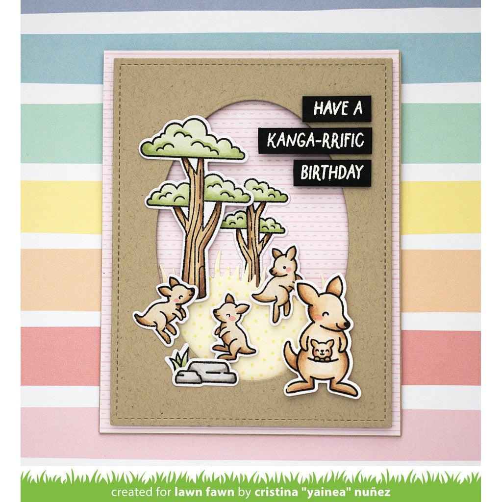 Lawn Fawn - Lawn Cuts - Kanga-Rrific-ScrapbookPal