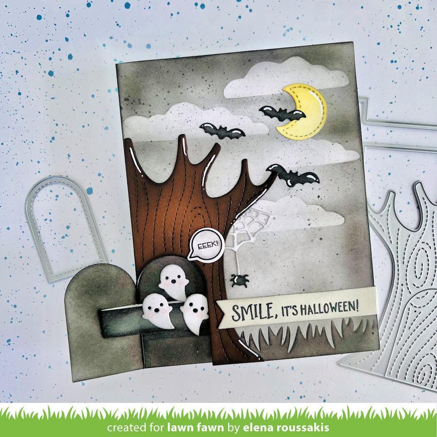 Lawn Fawn - Lawn Cuts - Knock Knock, Who&#39;s There? Tree Add-on-ScrapbookPal