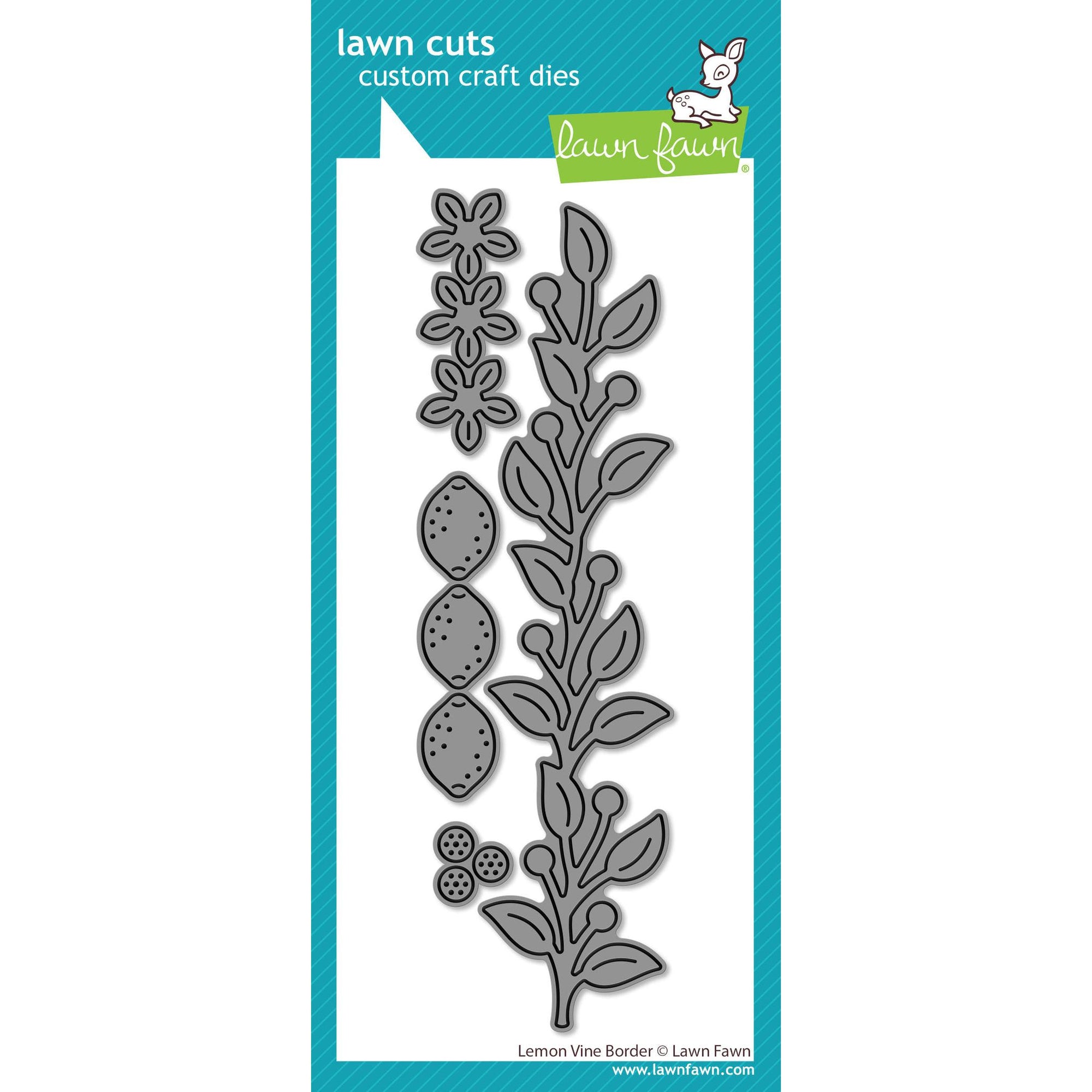 Lawn Fawn - Lawn Cuts - Lemon Vine Border-ScrapbookPal