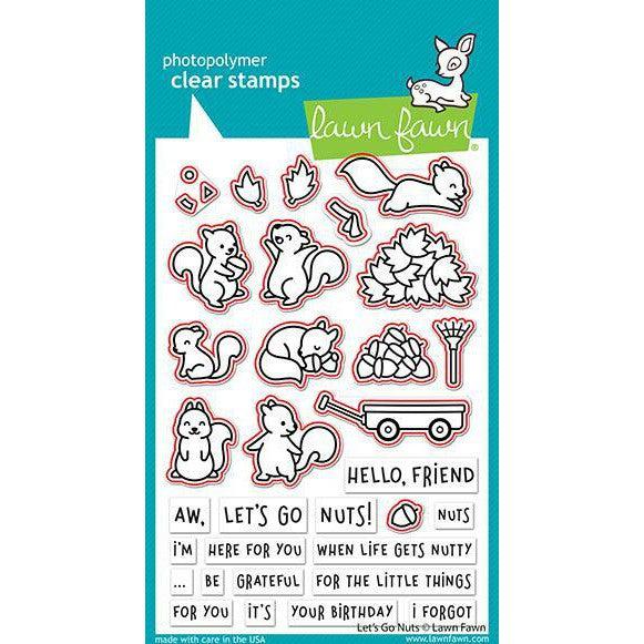 Lawn Fawn - Lawn Cuts - Let&#39;s Go Nuts-ScrapbookPal