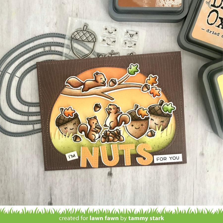 Lawn Fawn - Lawn Cuts - Let&#39;s Go Nuts-ScrapbookPal