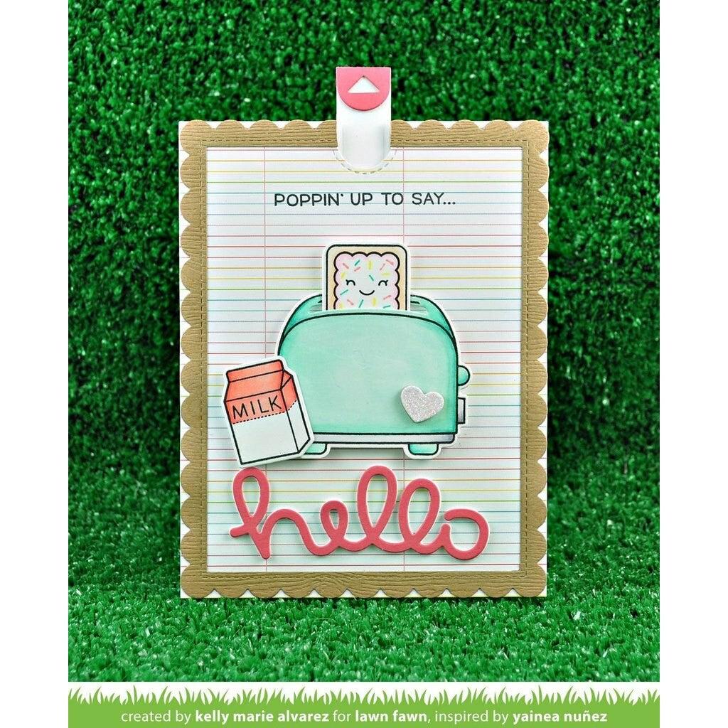 Lawn Fawn - Lawn Cuts - Let&#39;s Toast Pull Tab Add-On-ScrapbookPal