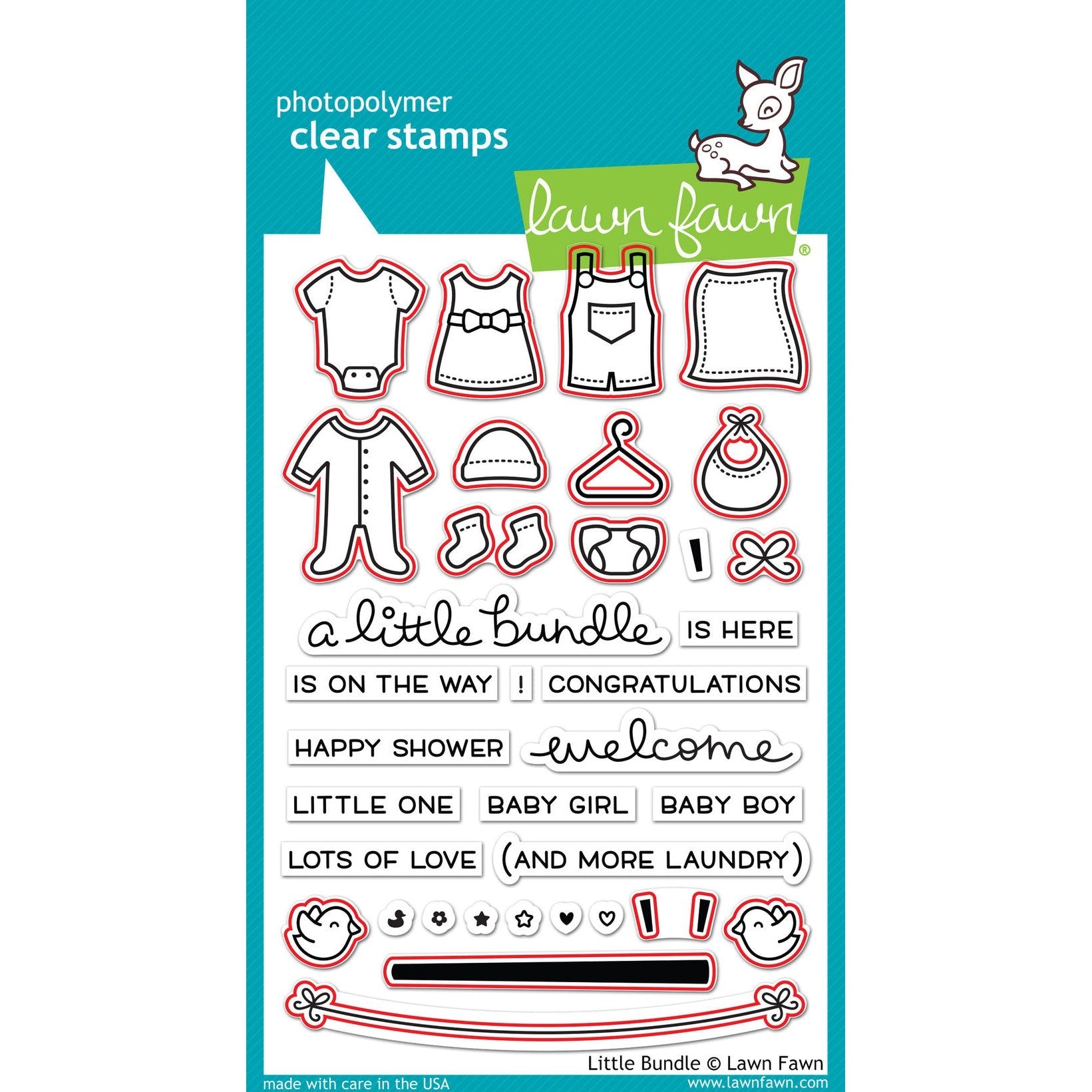 Lawn Fawn - Lawn Cuts - Little Bundle-ScrapbookPal