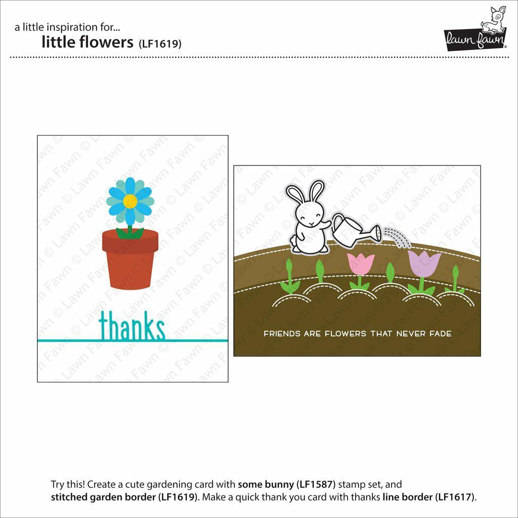 Lawn Fawn - Lawn Cuts - Little Flowers-ScrapbookPal