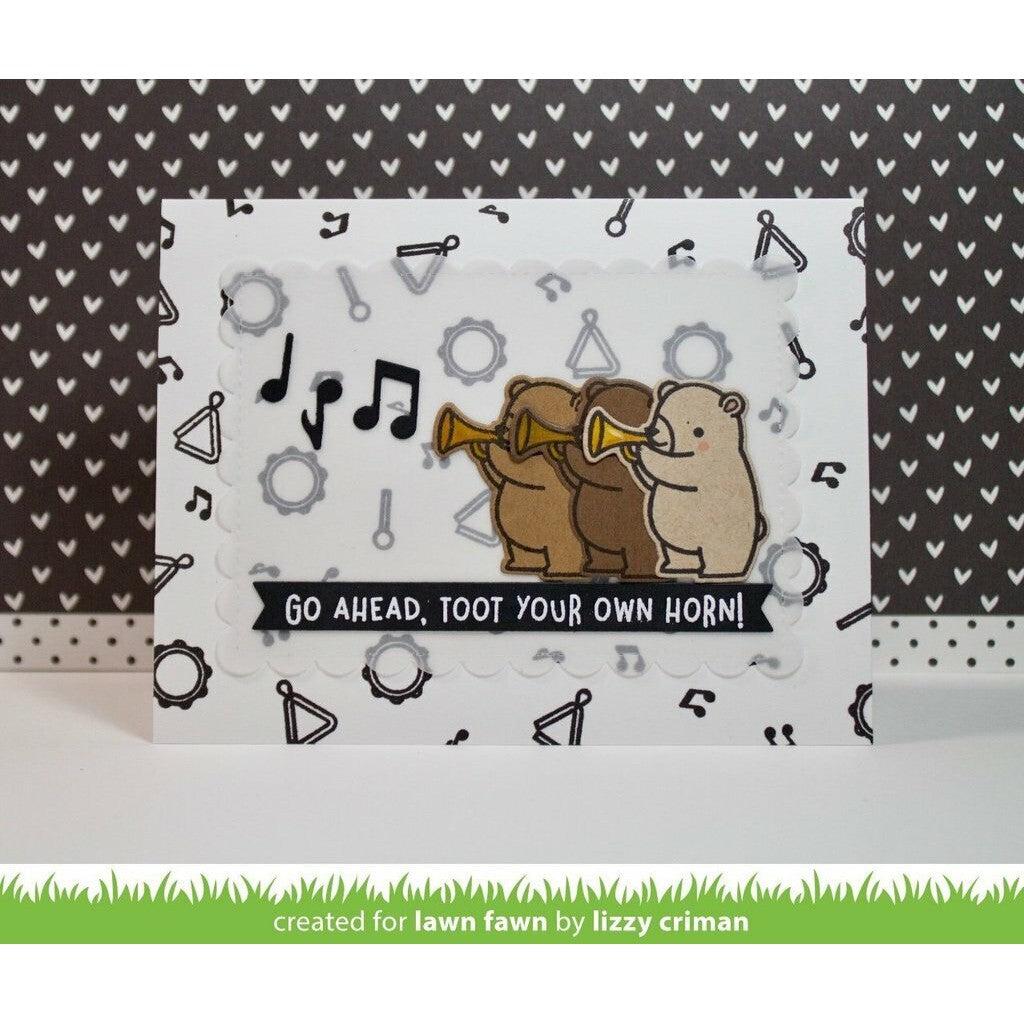 Lawn Fawn - Lawn Cuts - Little Music Notes-ScrapbookPal