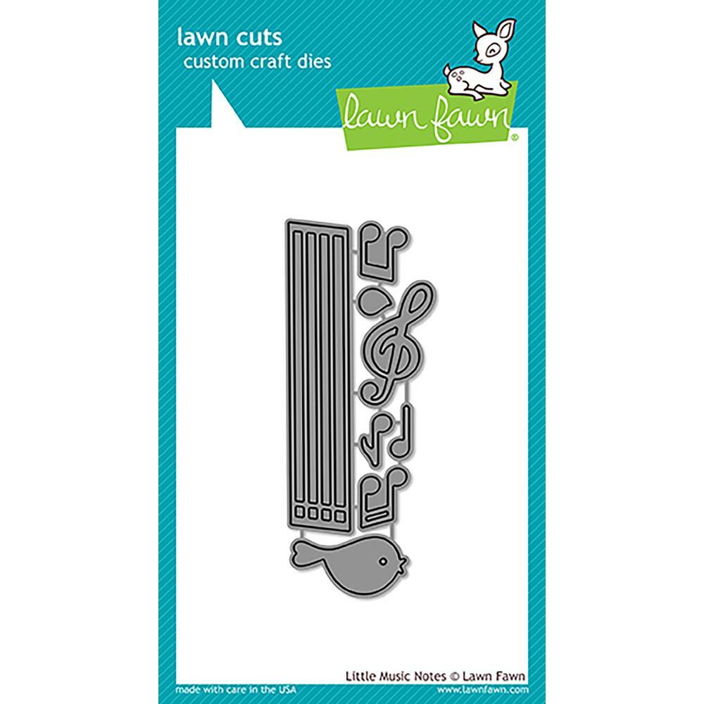 Lawn Fawn - Lawn Cuts - Little Music Notes-ScrapbookPal