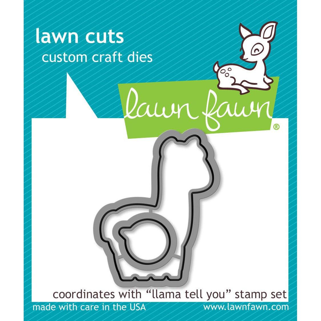 Lawn Fawn - Lawn Cuts - Llama Tell You-ScrapbookPal