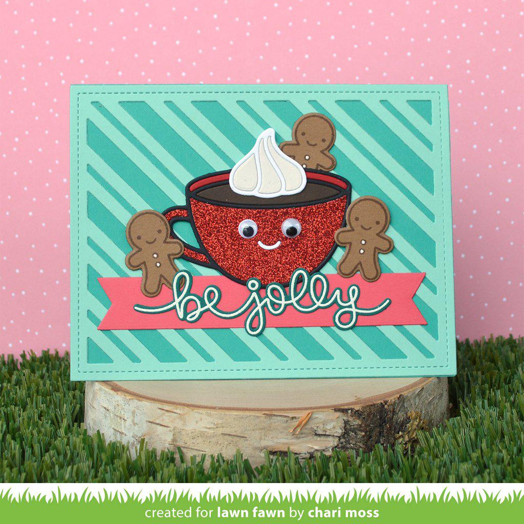 Lawn Fawn - Lawn Cuts - Lovely Latte-ScrapbookPal