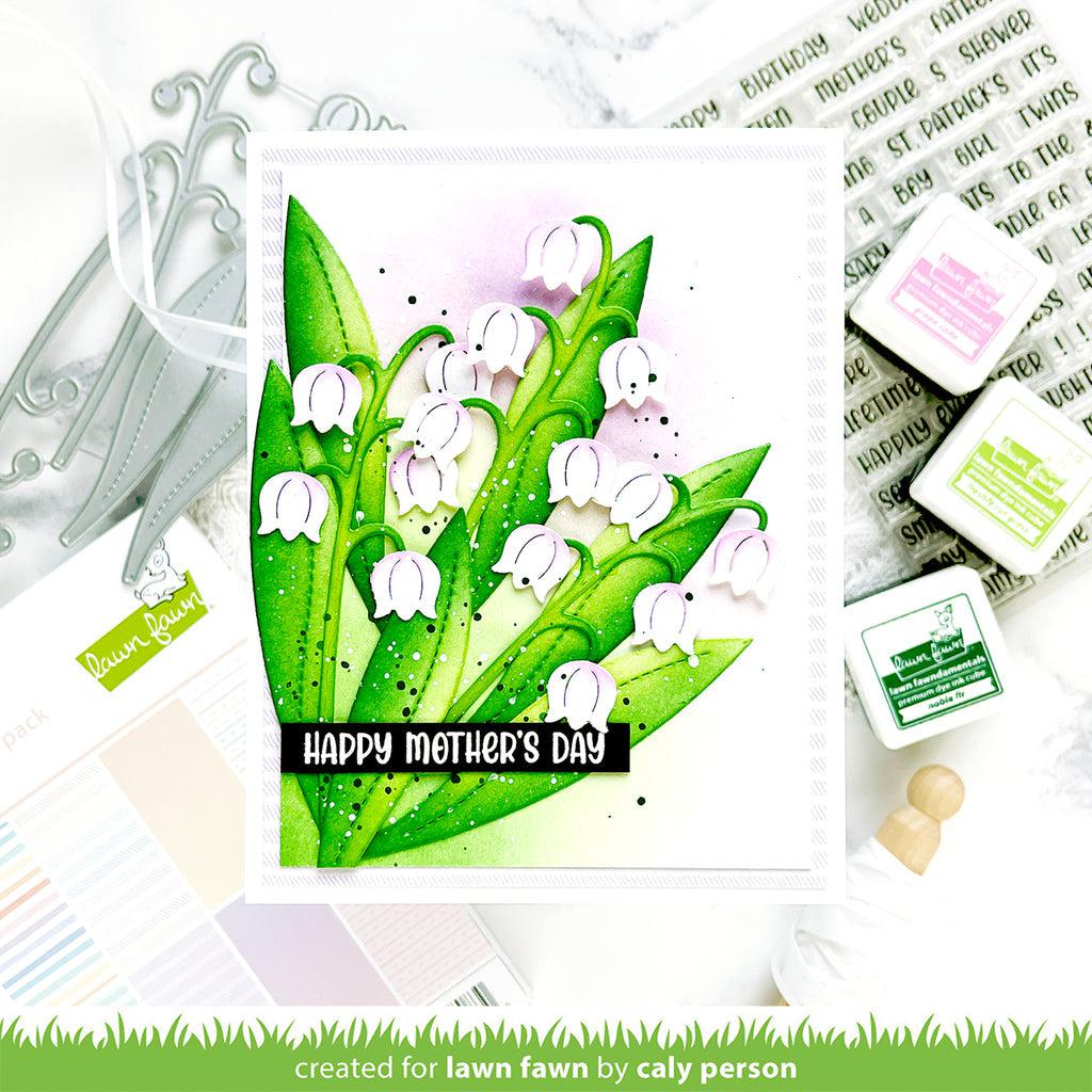 Lawn Fawn - Lawn Cuts - Lovely Lily Of The Valley-ScrapbookPal