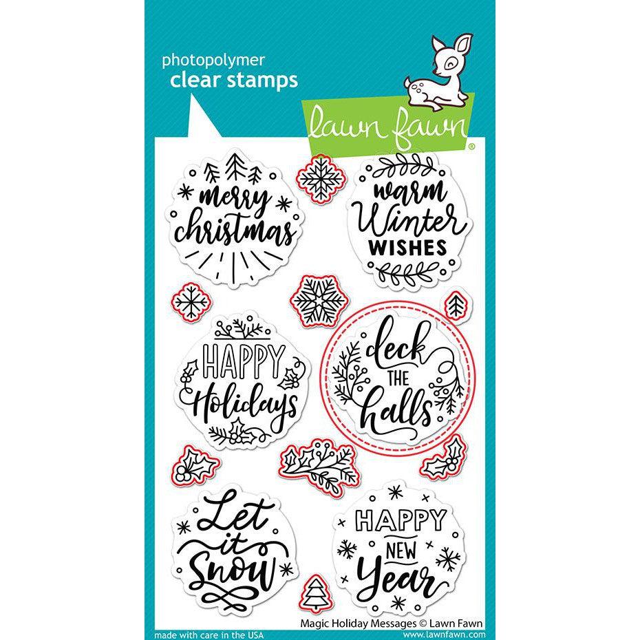 Lawn Fawn - Lawn Cuts - Magic Holiday Messages-ScrapbookPal