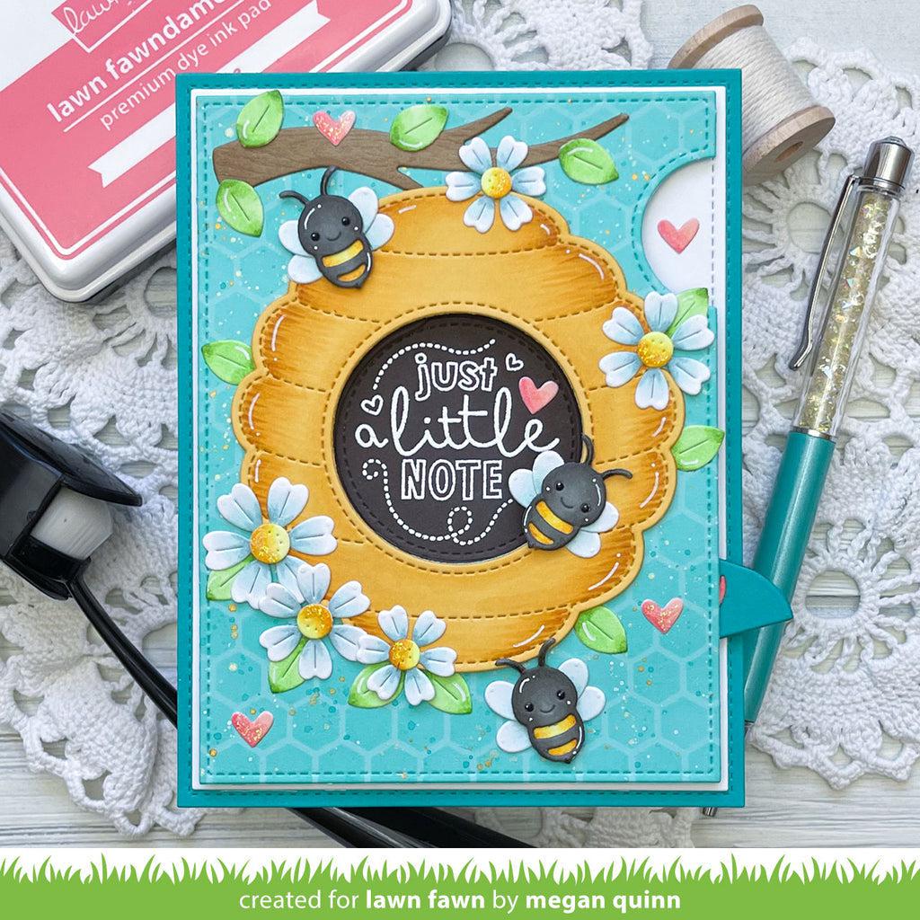 Lawn Fawn - Lawn Cuts - Magic Iris Beehive Add-On-ScrapbookPal