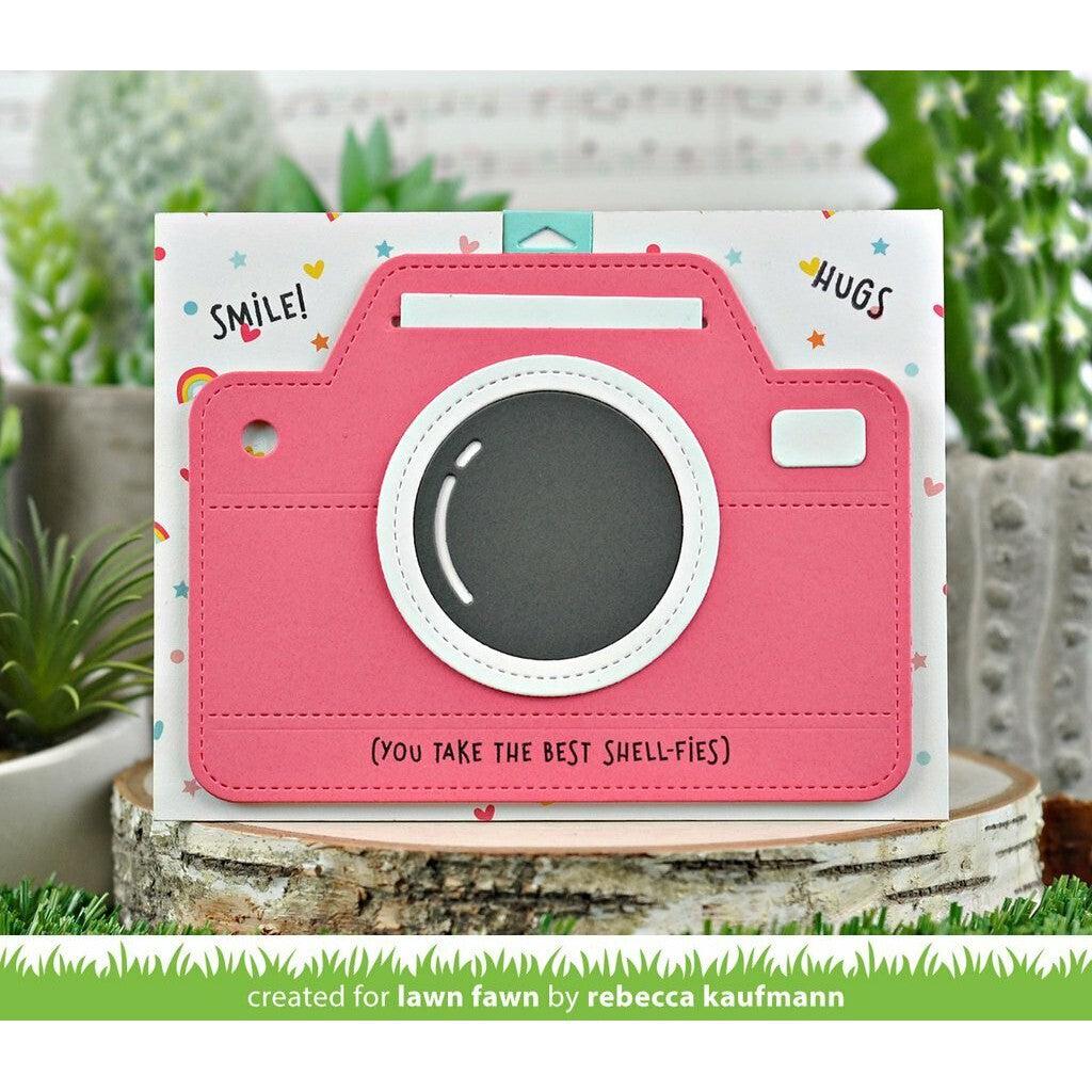 Lawn Fawn - Lawn Cuts - Magic Iris Camera Pull-Tab Add-On-ScrapbookPal