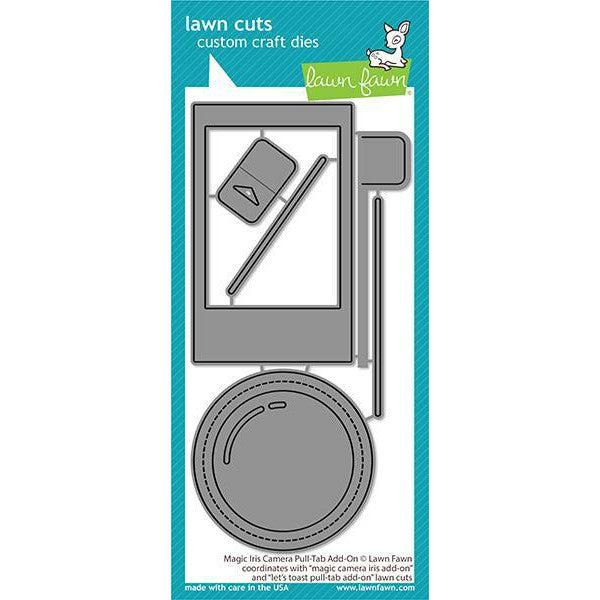 Lawn Fawn - Lawn Cuts - Magic Iris Camera Pull-Tab Add-On-ScrapbookPal