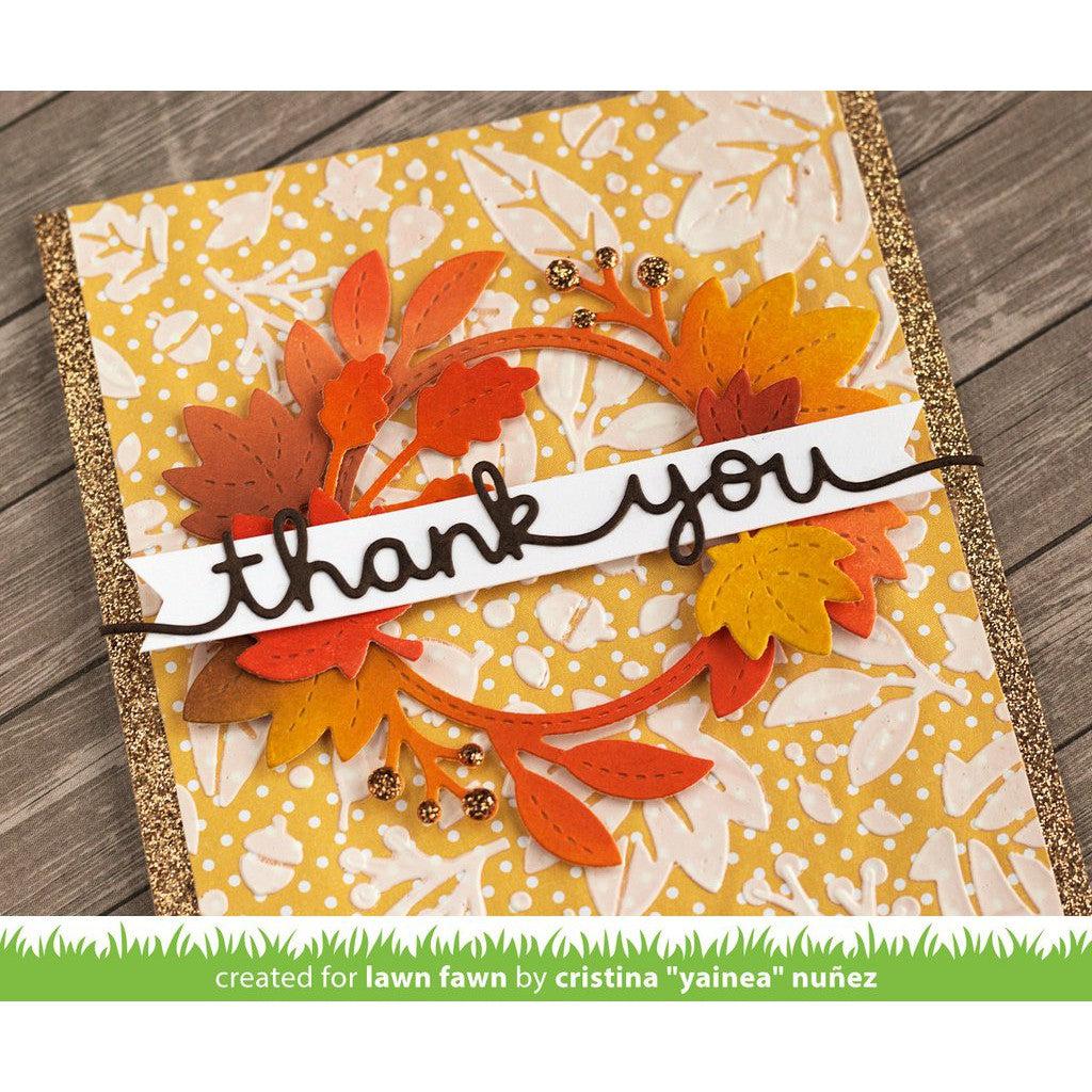 Lawn Fawn - Lawn Cuts - Magic Iris Fall Leaves Add-On-ScrapbookPal