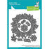 Lawn Fawn - Lawn Cuts - Magic Iris Floral Wreath Add-On-ScrapbookPal