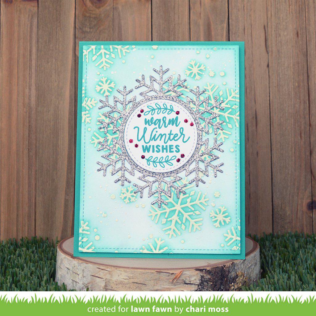 Lawn Fawn - Lawn Cuts - Magic Iris Snowflake Add-On-ScrapbookPal