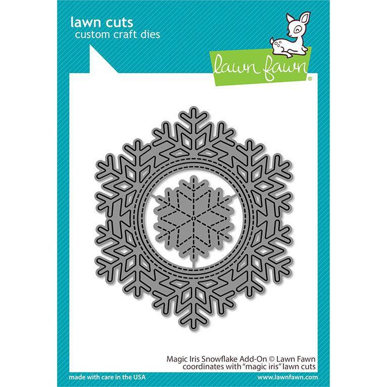 Lawn Fawn - Lawn Cuts - Magic Iris Snowflake Add-On-ScrapbookPal