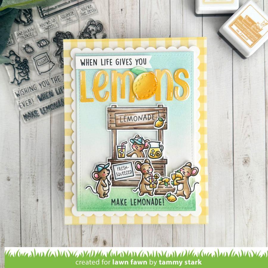 Lawn Fawn - Lawn Cuts - Make Lemonade!-ScrapbookPal