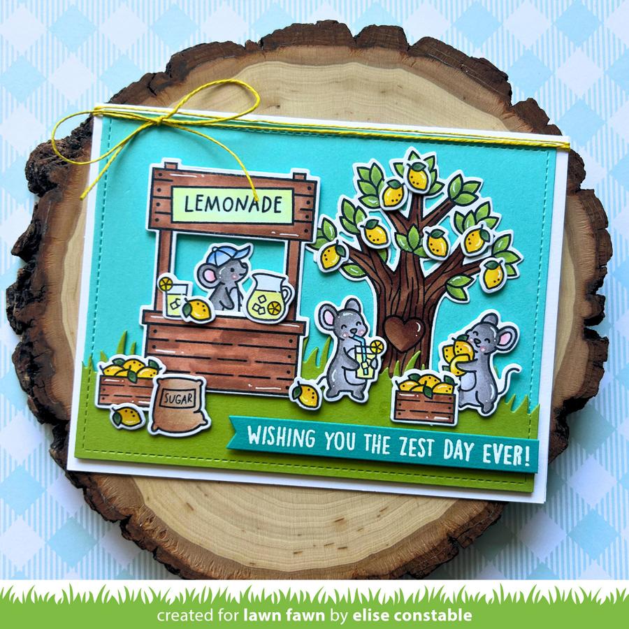 Lawn Fawn - Lawn Cuts - Make Lemonade!-ScrapbookPal