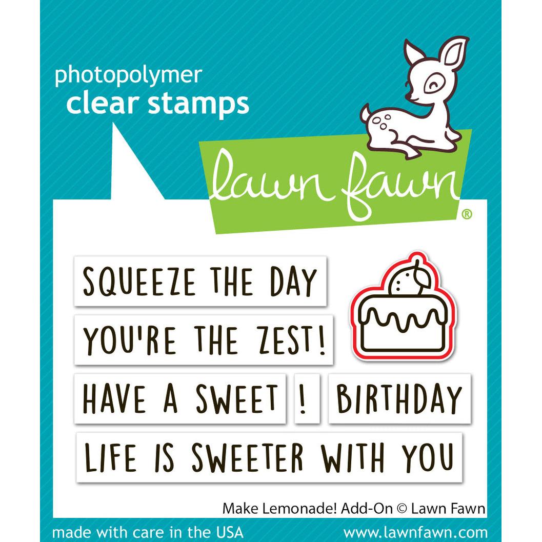 Lawn Fawn - Lawn Cuts - Make Lemonade! Add-On-ScrapbookPal