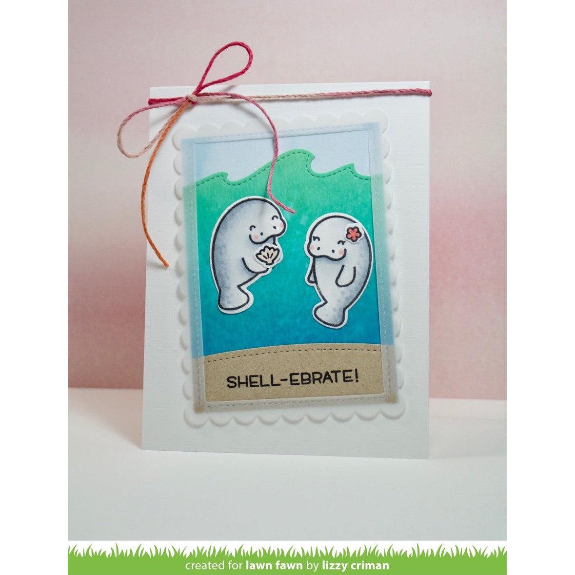 Lawn Fawn - Lawn Cuts - Manatee-rific-ScrapbookPal