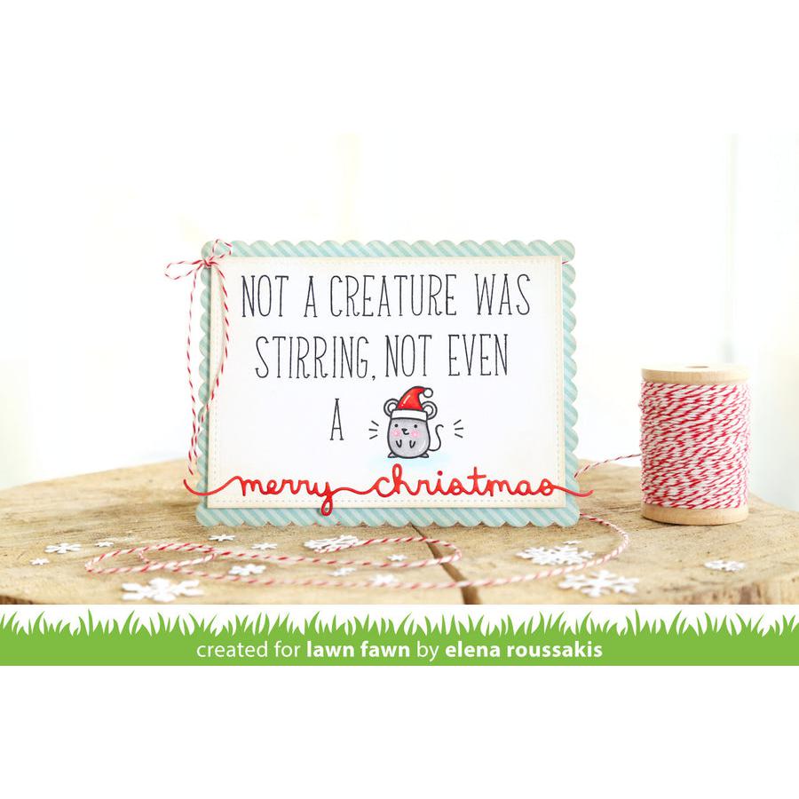 Lawn Fawn - Lawn Cuts - Merry Christmas Border-ScrapbookPal