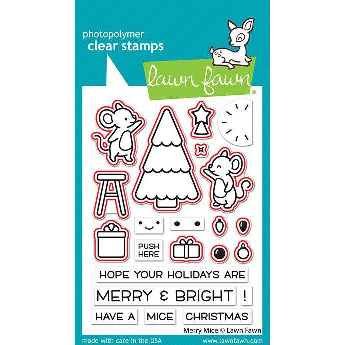 Lawn Fawn - Lawn Cuts - Merry Mice-ScrapbookPal