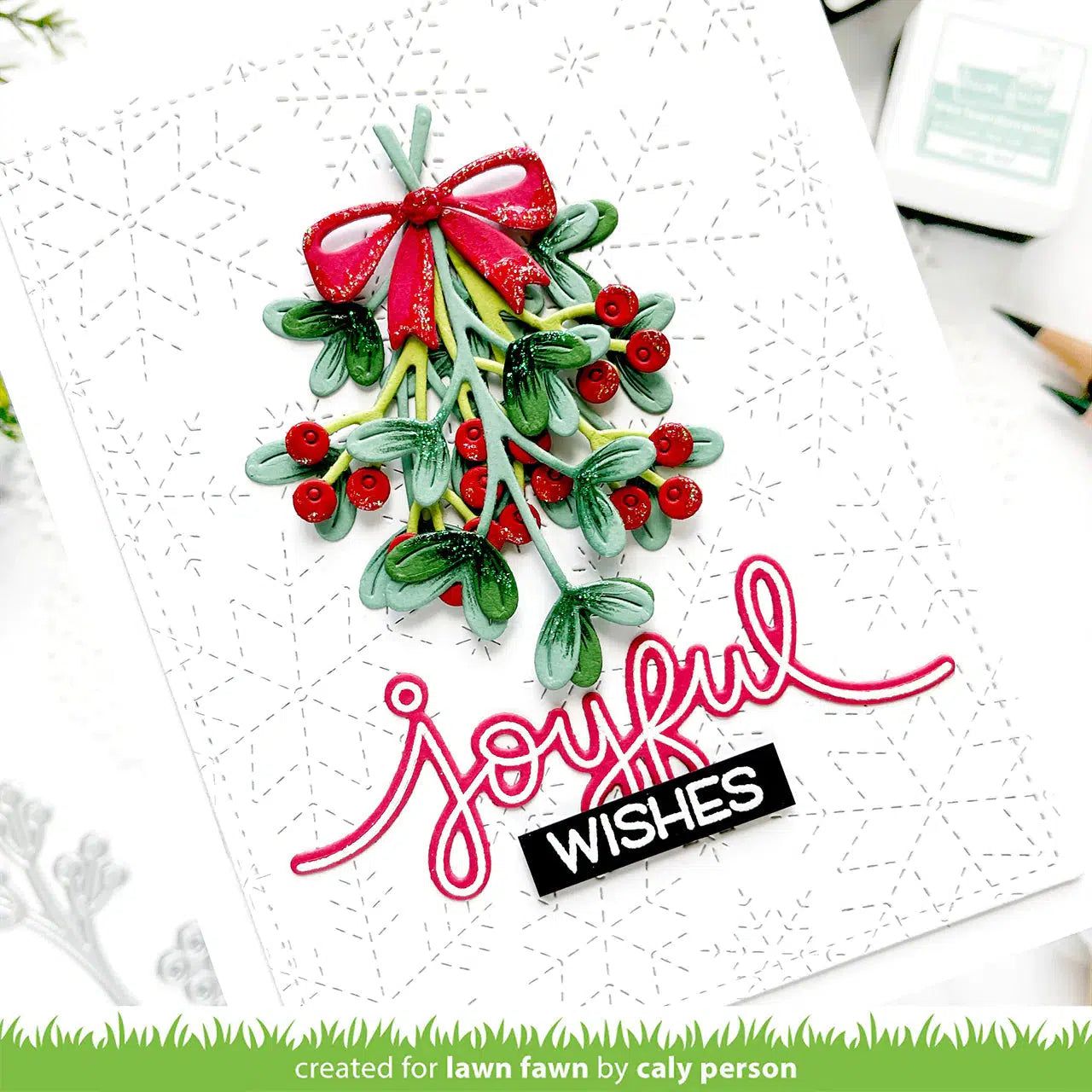 Lawn Fawn - Lawn Cuts - Merry Mistletoe-ScrapbookPal