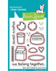 Lawn Fawn - Lawn Cuts - Milk And Cookies-ScrapbookPal