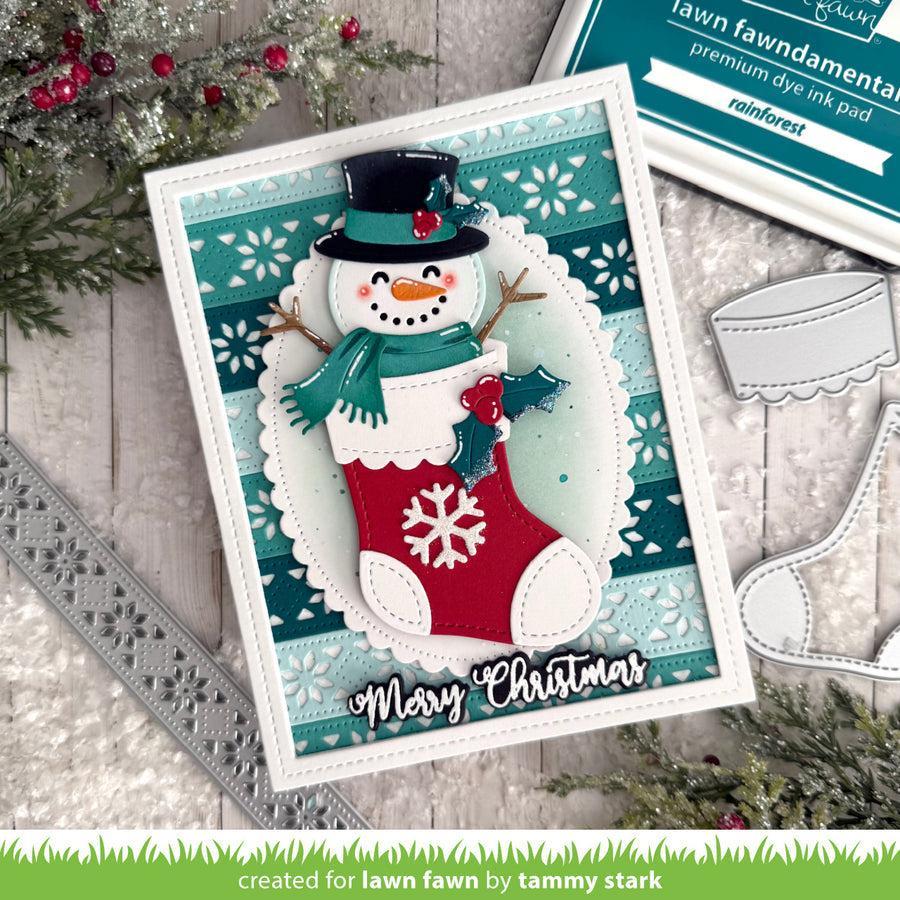 Lawn Fawn - Lawn Cuts - Nordic Snowflake Border-ScrapbookPal