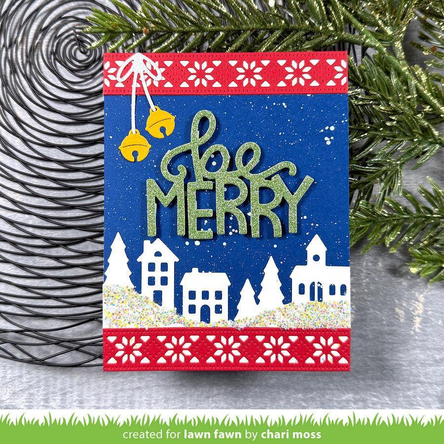 Lawn Fawn - Lawn Cuts - Nordic Snowflake Border-ScrapbookPal