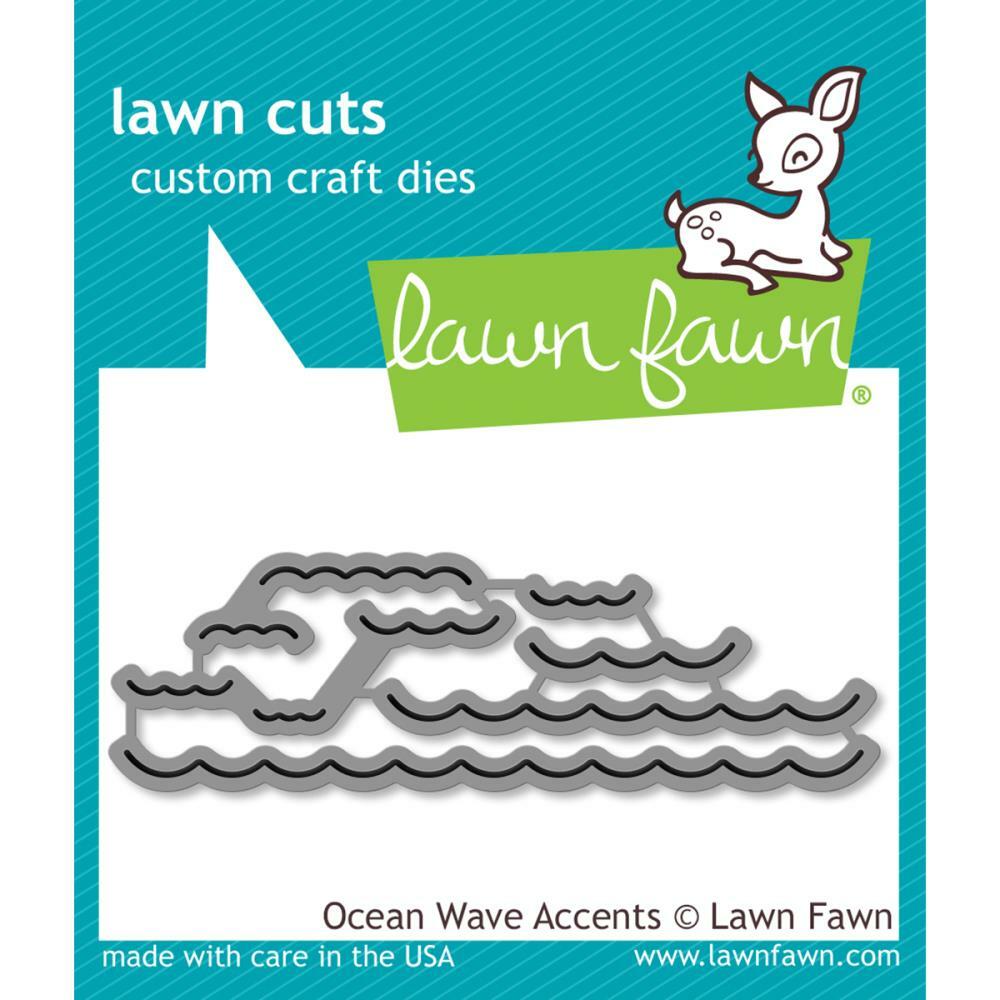 Lawn Fawn - Lawn Cuts - Ocean Wave Accents-ScrapbookPal