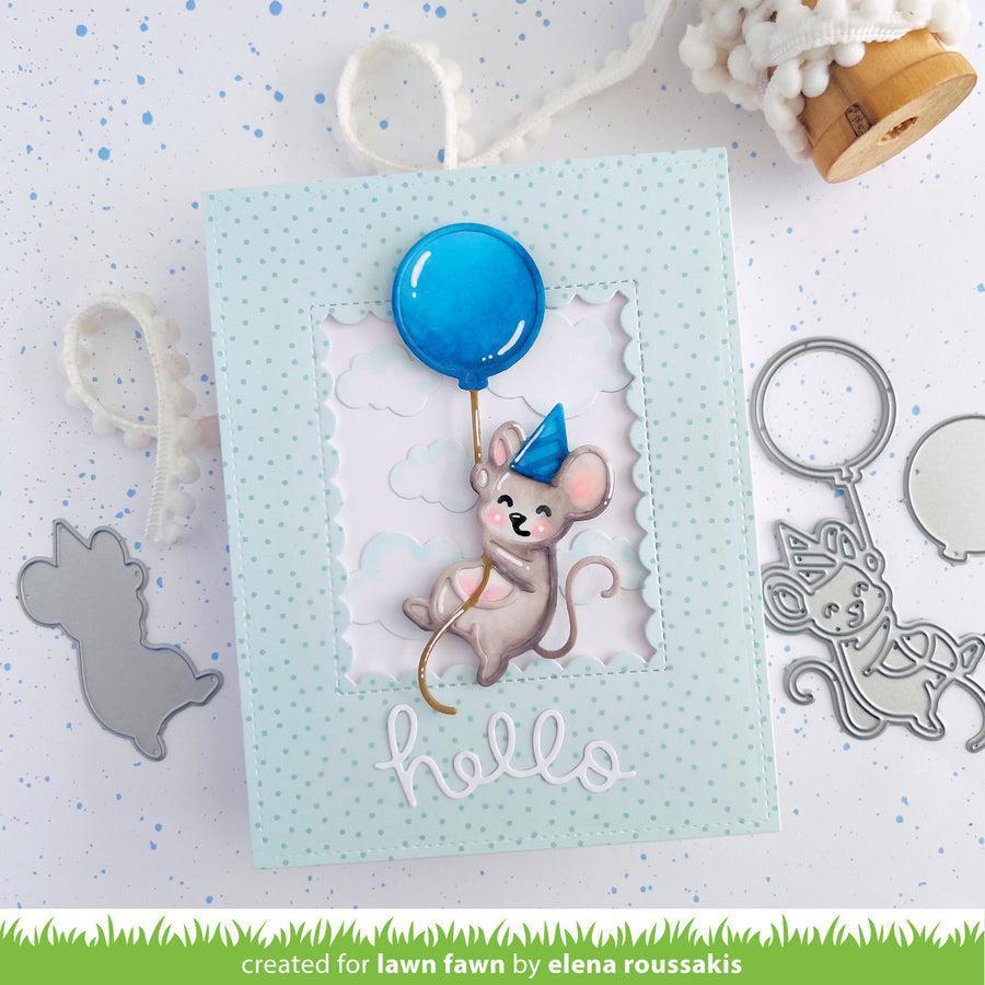 Lawn Fawn - Lawn Cuts - Party Mouse-ScrapbookPal
