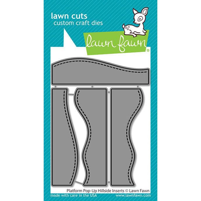 Lawn Fawn - Lawn Cuts - Platform Pop-Up Hillside Inserts-ScrapbookPal