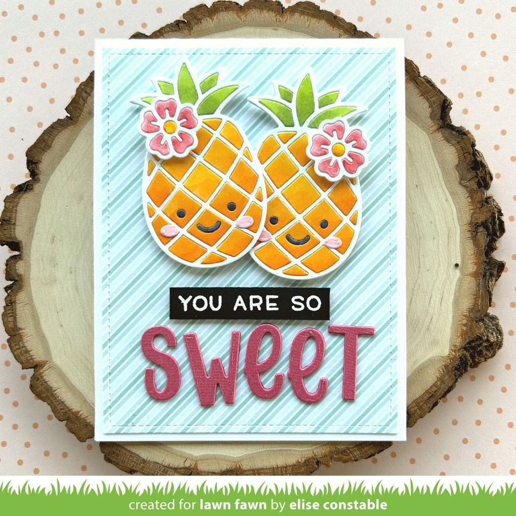 Lawn Fawn - Lawn Cuts - Playful Pineapple-ScrapbookPal