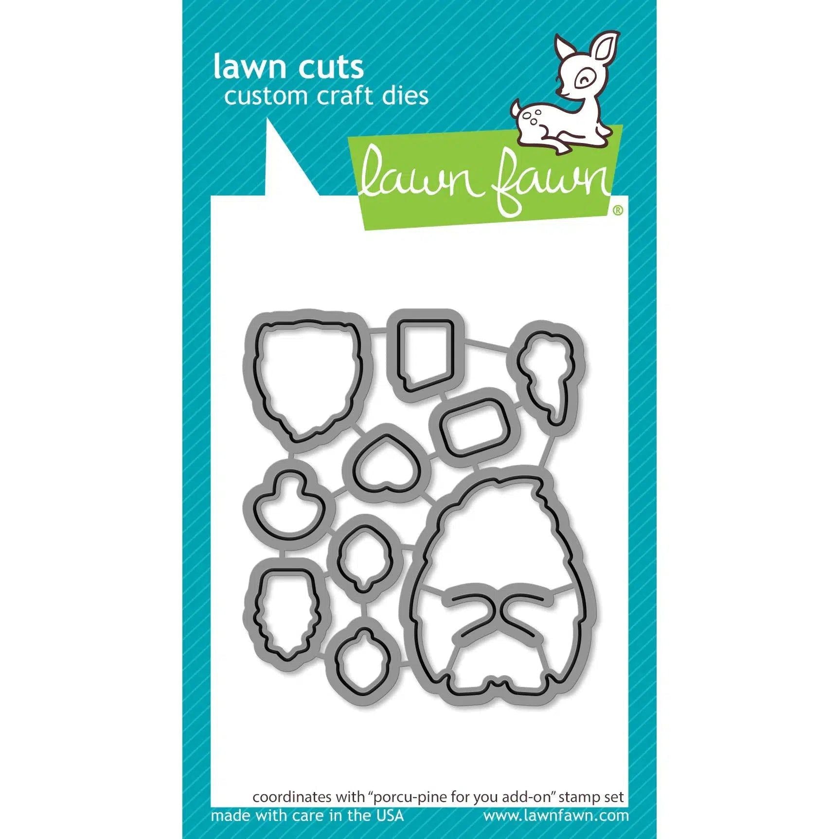 Lawn Fawn - Lawn Cuts - Porcu-pine for You Add-On-ScrapbookPal