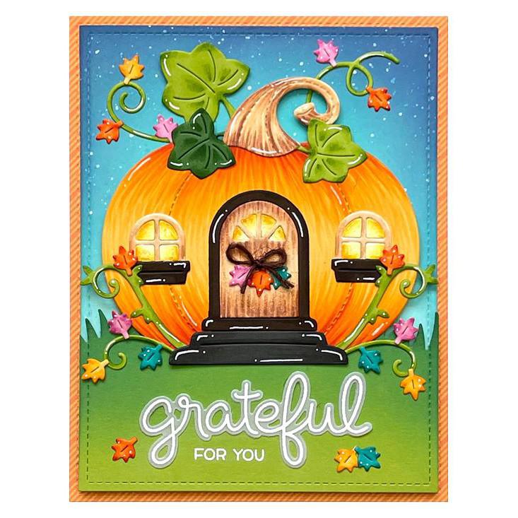 Lawn Fawn - Lawn Cuts - Pumpkin House-ScrapbookPal