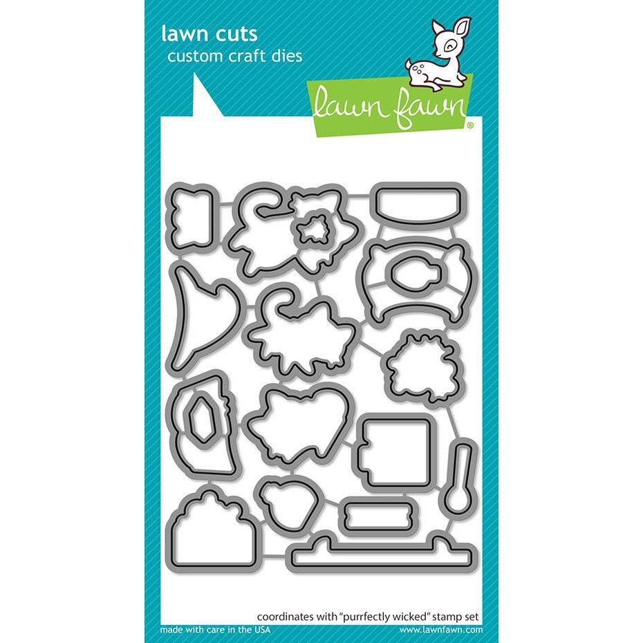 Lawn Fawn - Lawn Cuts - Purrfectly Wicked-ScrapbookPal