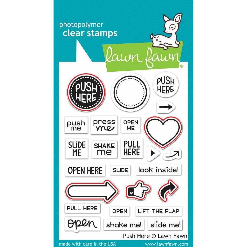 Lawn Fawn - Lawn Cuts - Push Here-ScrapbookPal