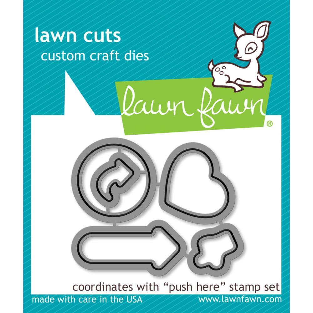 Lawn Fawn - Lawn Cuts - Push Here-ScrapbookPal