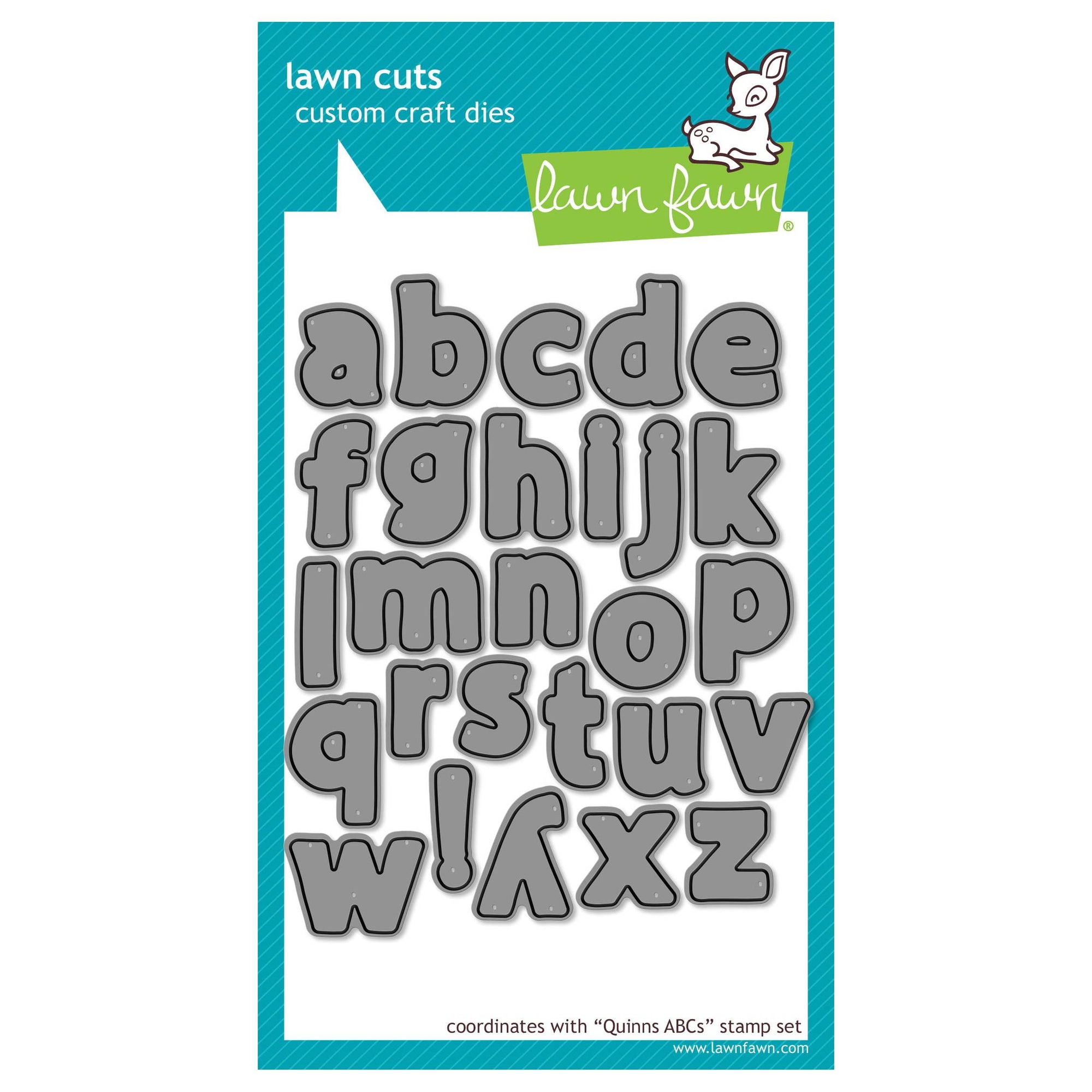 Lawn Fawn - Lawn Cuts - Quinn's ABCs-ScrapbookPal