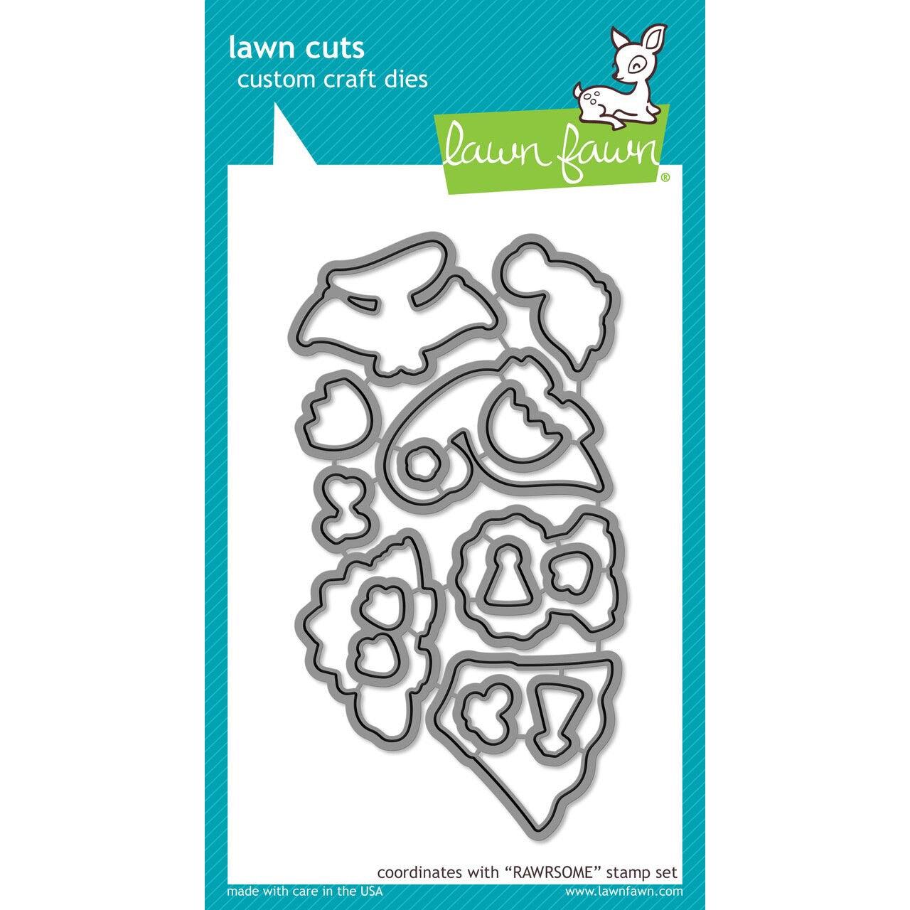 Lawn Fawn - Lawn Cuts - RAWRSOME-ScrapbookPal