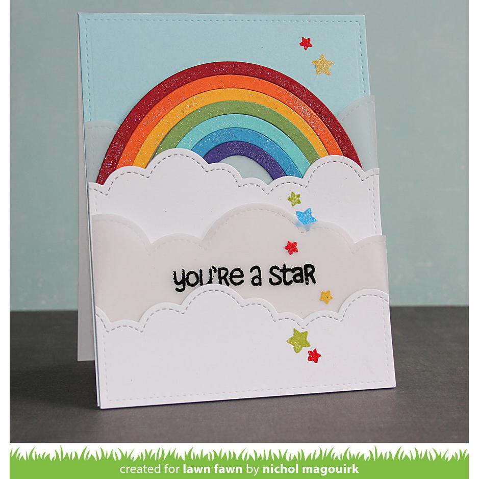 Lawn Fawn - Lawn Cuts - Rainbow-ScrapbookPal
