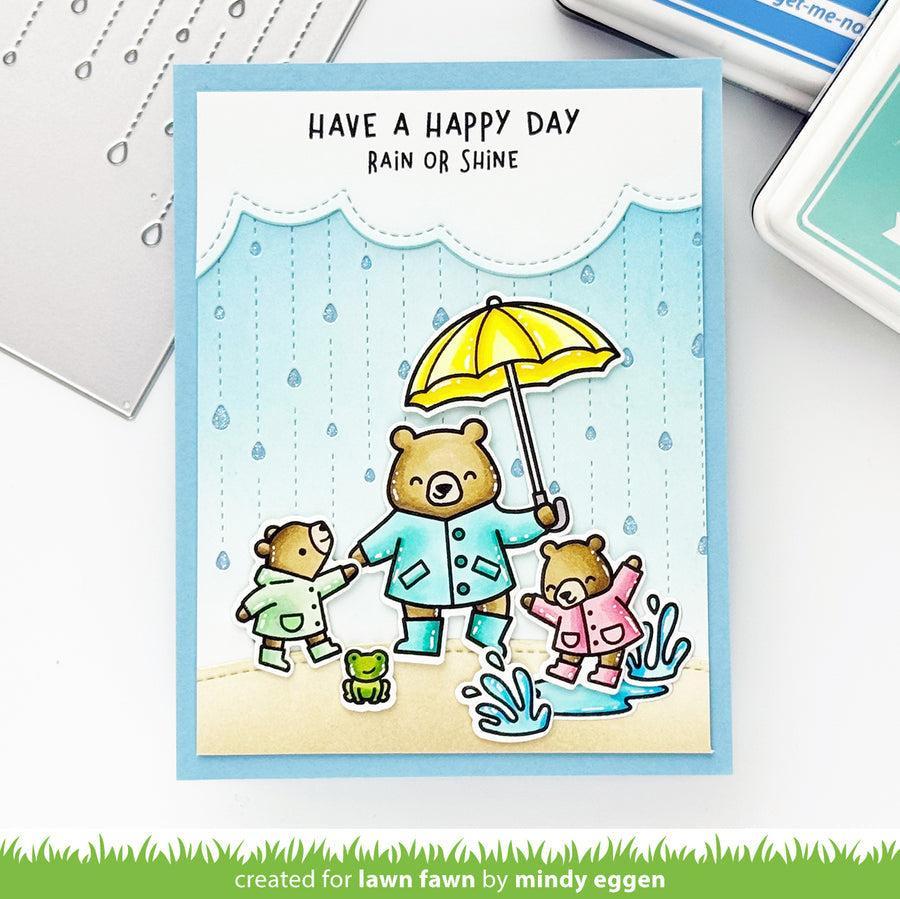 Lawn Fawn - Lawn Cuts - Rainy Day Backdrop: Portrait-ScrapbookPal