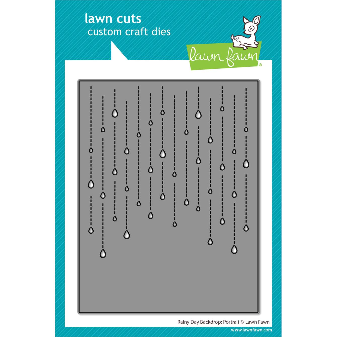 Lawn Fawn - Lawn Cuts - Rainy Day Backdrop: Portrait-ScrapbookPal