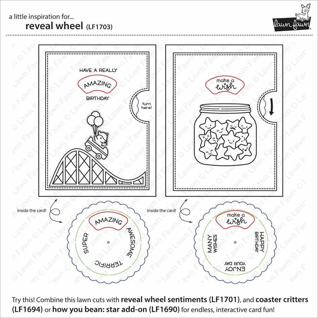 Lawn Fawn - Lawn Cuts - Reveal Wheel-ScrapbookPal