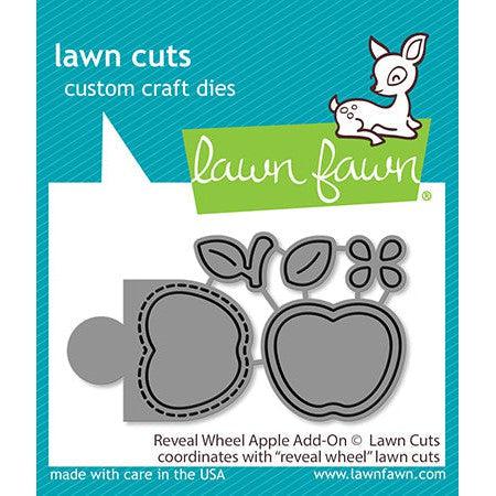 Lawn Fawn - Lawn Cuts - Reveal Wheel Apple Add-On-ScrapbookPal