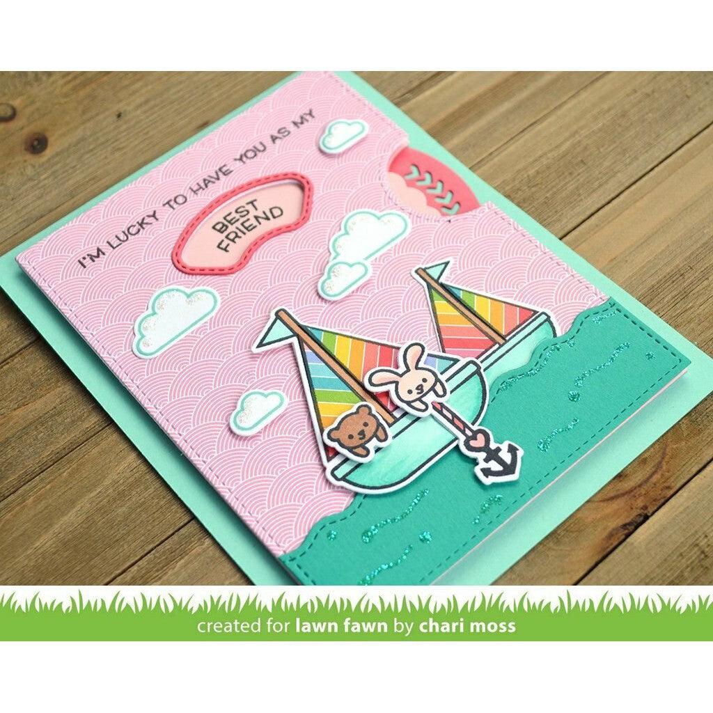 Lawn Fawn - Lawn Cuts - Reveal Wheel Arc Frame Add-On-ScrapbookPal